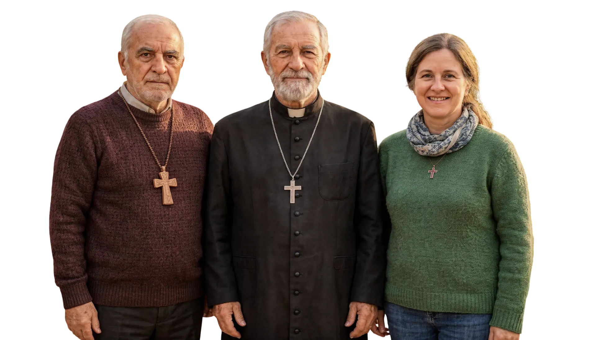 Our team of believers carrying prayers in the Holy Land